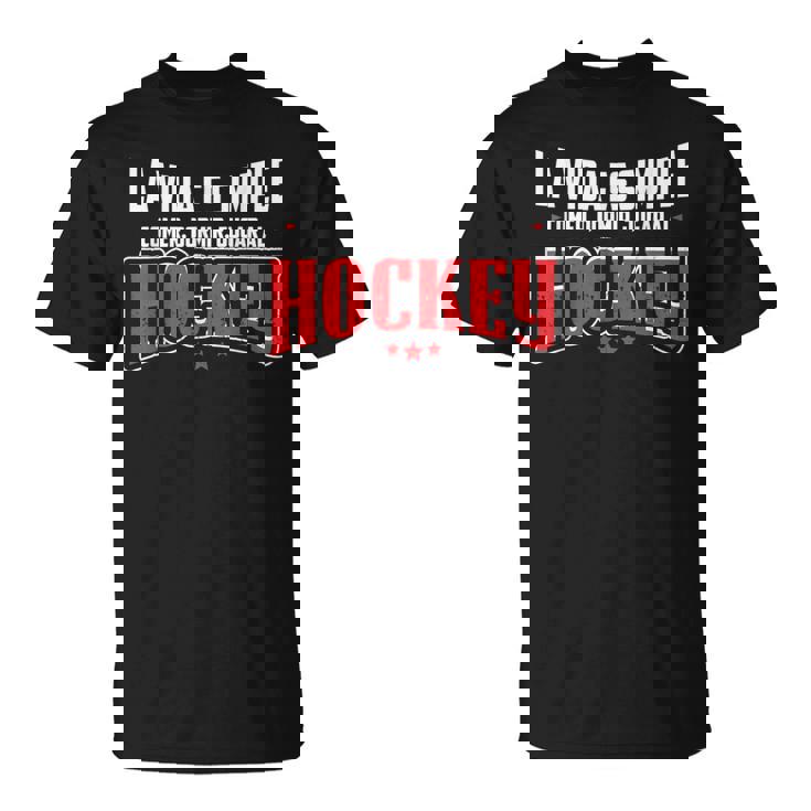 Hockey Entrenador Jugador Deporte Hockey Sobre Hielo Camiseta unisex