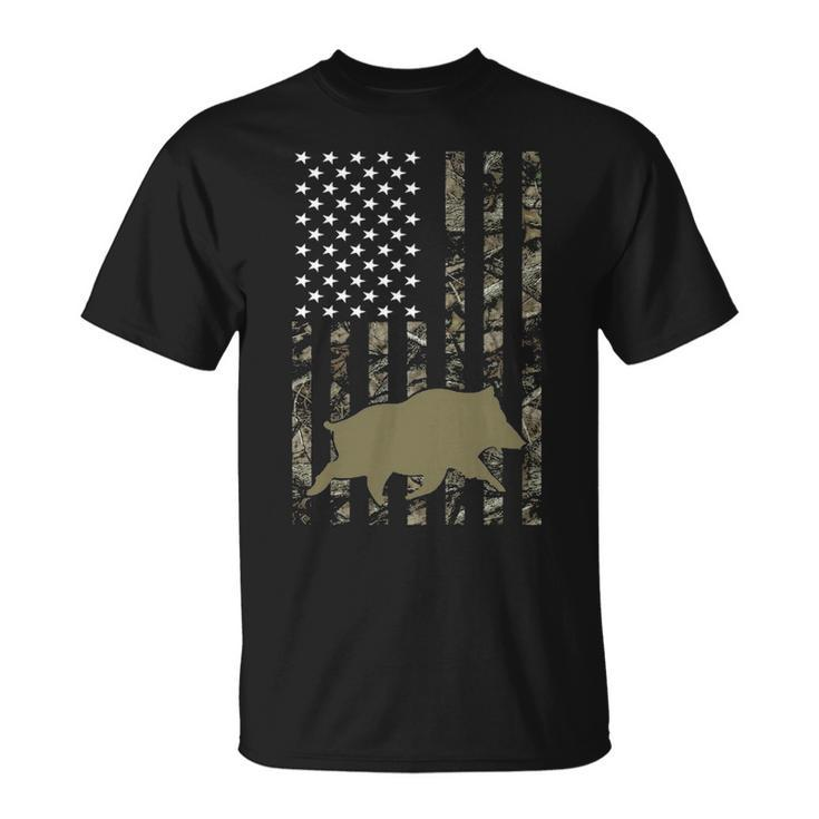 Hog Hunting For Men Women Wild Boar Pig Hunter T-Shirt