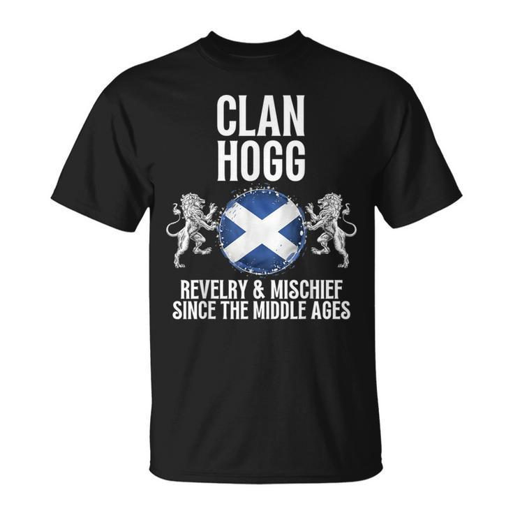 Hogg Clan Scottish Family Name Scotland Heraldry T-Shirt
