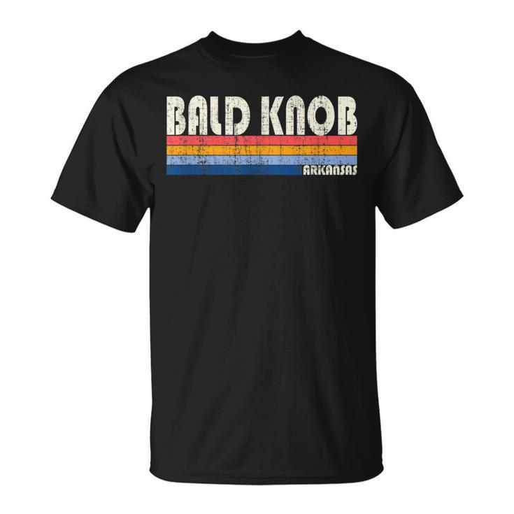 Hometown Vintage Retro 70S 80S Style Bald Knob Ar T-Shirt