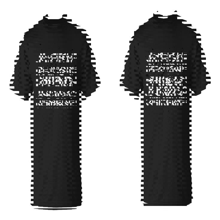 Homme Humour Je Me Fiche De Faire Bonne Impression T-Shirt