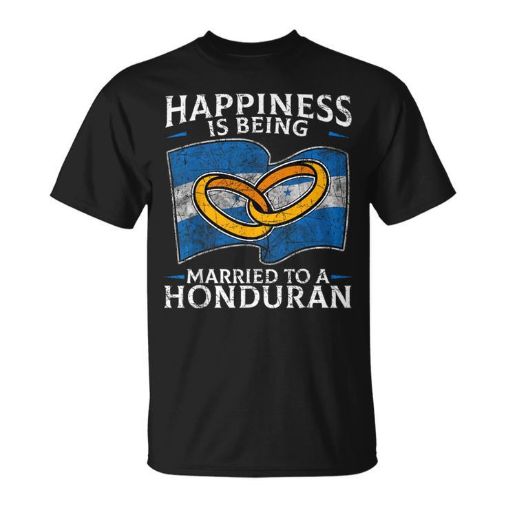 Honduran Marriage Honduras Married Heritage Flag Culture T-Shirt