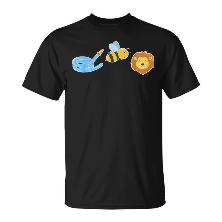 Hose Bee Lion  Graphic Animal T-Shirt