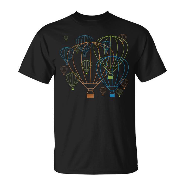 Hot Air Balloon Festival Souvenir Ballooning Family Apparel T-Shirt