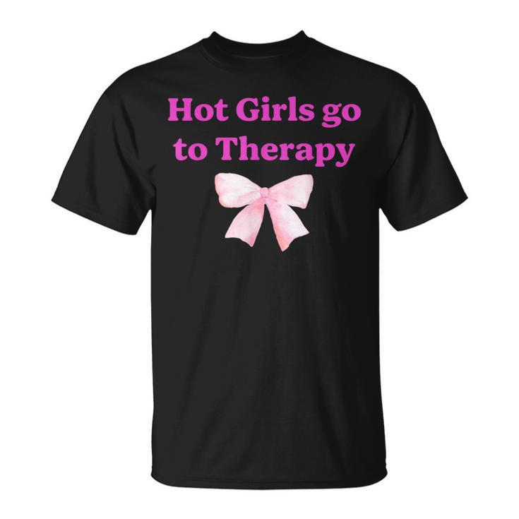 Hot Girls Go To Therapy Apparel T-Shirt