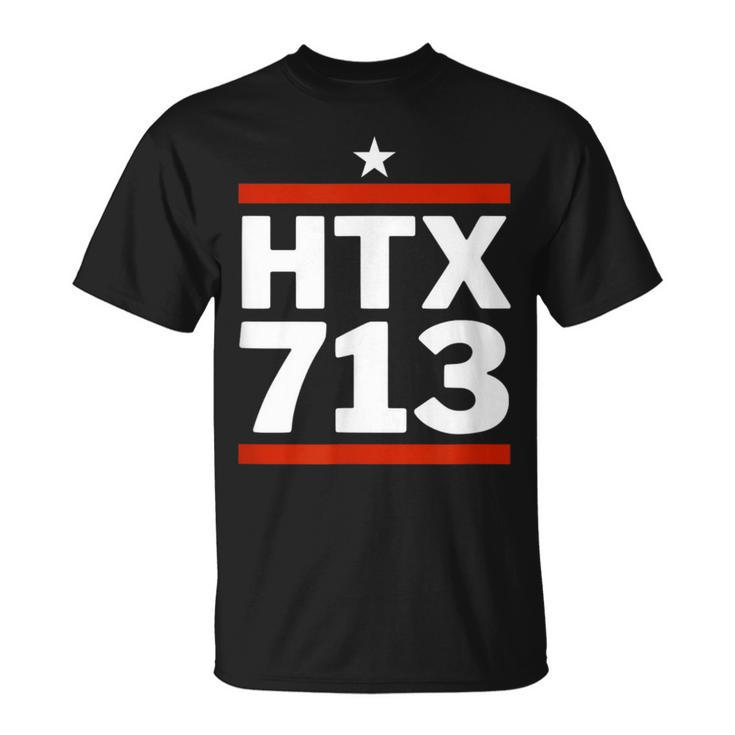 Htx 713 Houston Texas H-Town T-Shirt