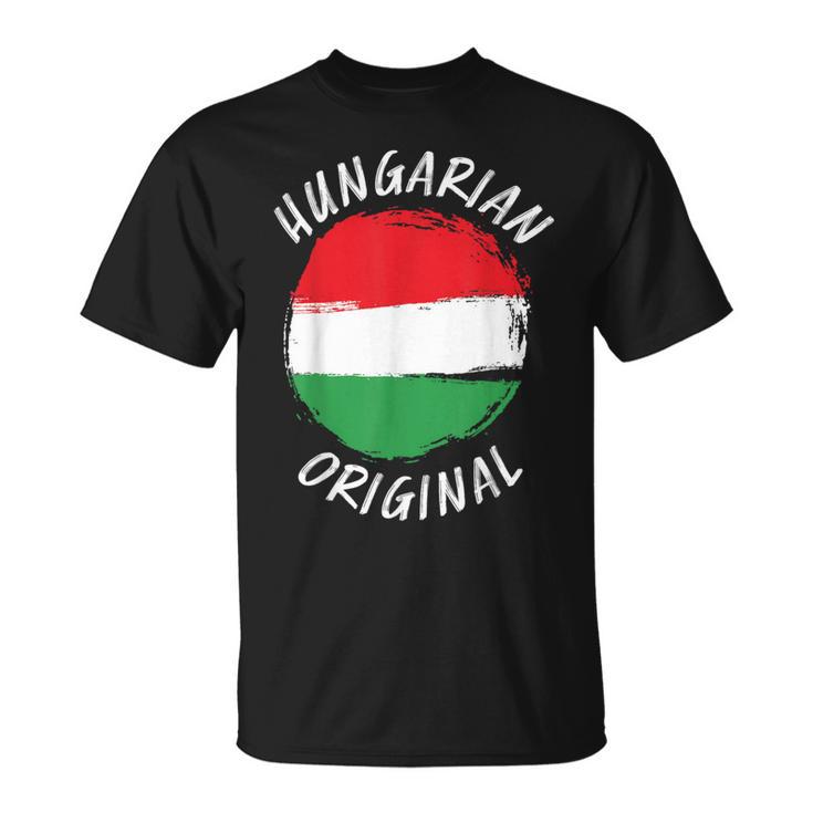 Hungarian Original Hungary Flag Hungarian T-Shirt