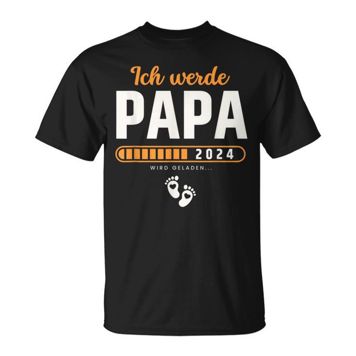 Ich Werde Papa 2024 Surprise Du Wirst Papa 2024 T-Shirt