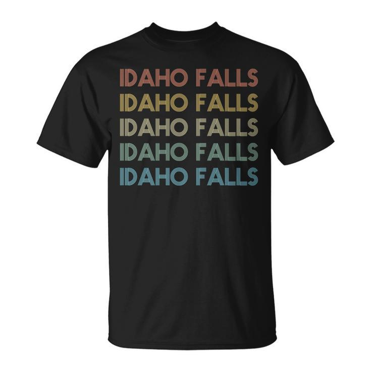 Idaho Falls Idaho Pride Vintage State Id Retro 70S T-Shirt
