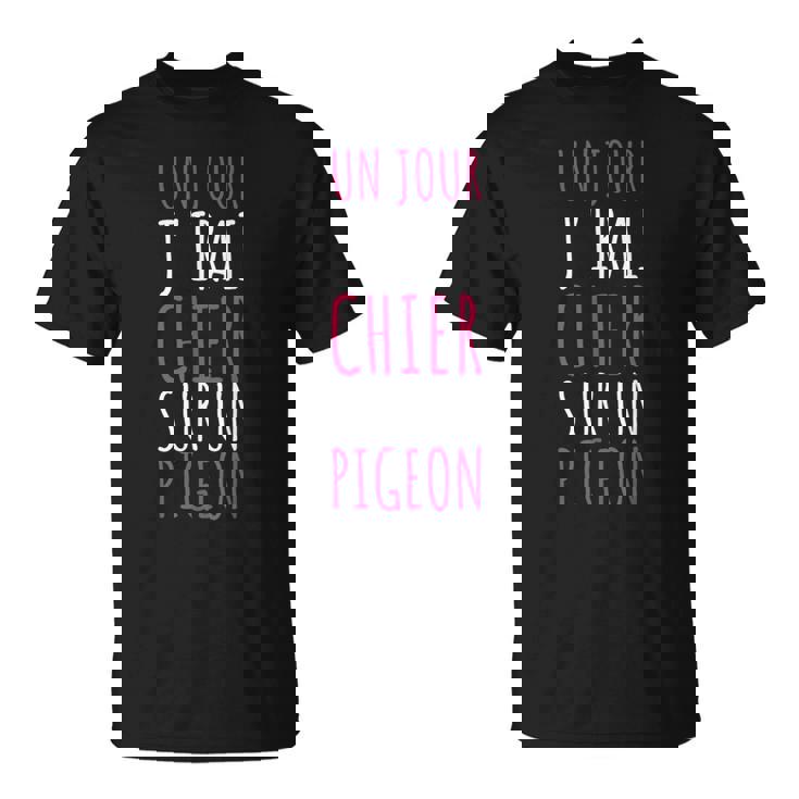 Idee Cadeau Debile Homme Oiseau Pigeon Pigeon Ramier Rigolo T-Shirt