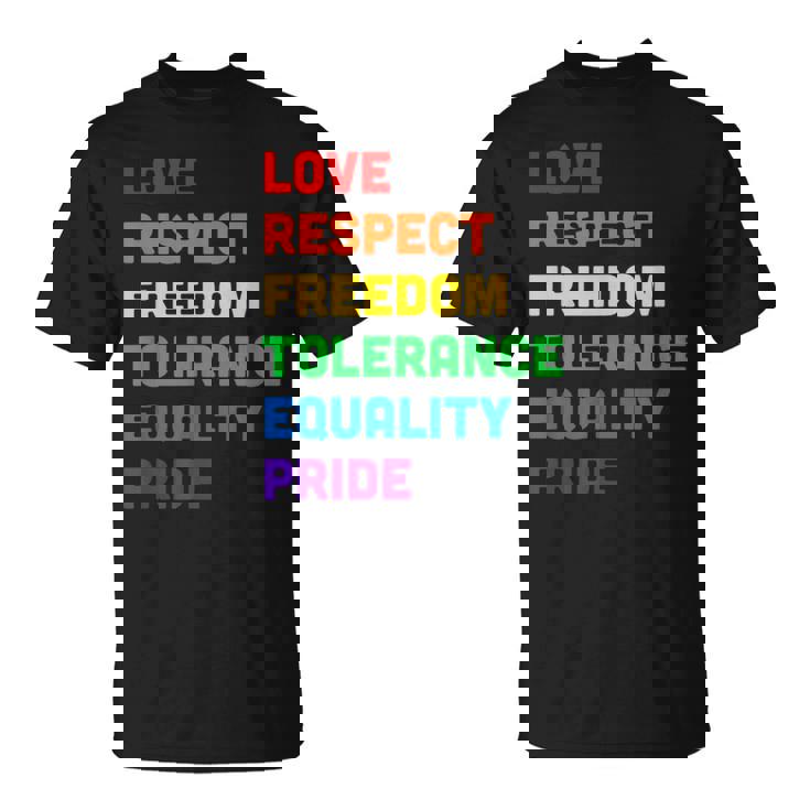 Igualdad Orgullo Gay Orgullo Lgbtq Igualdad Camiseta unisex