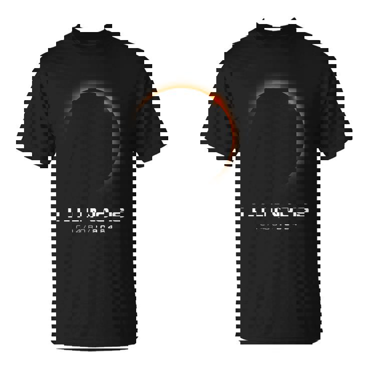 Illinois Total Solar Eclipse 2024 Illinois Solar Eclipse T-Shirt