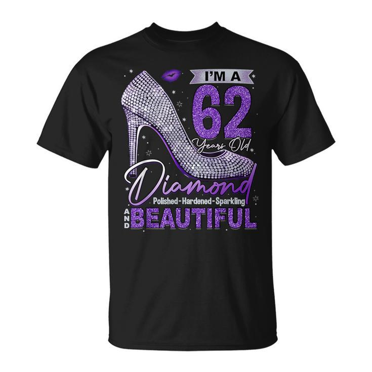 I'm A 62 Years Old Diamond 62 And Fabulous 62Nd Birthday T-Shirt