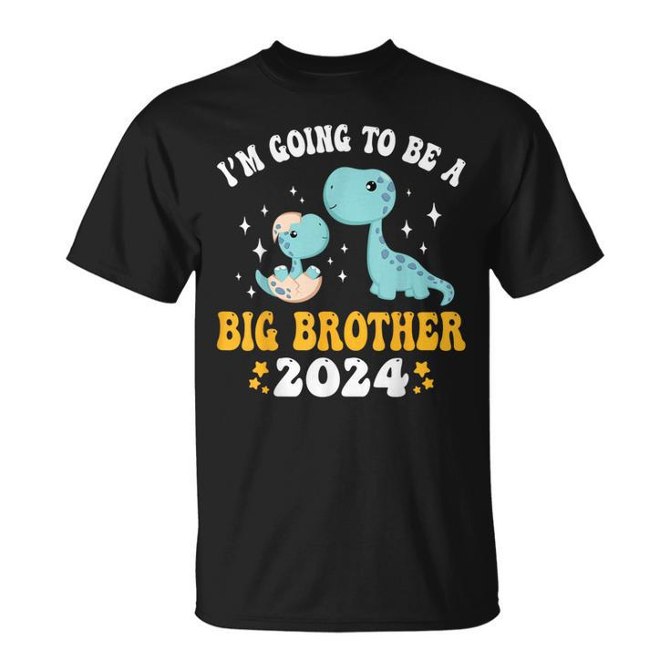 I'm Going To Be A Big Brother 2024 Announcement Dinosaur T-Shirt