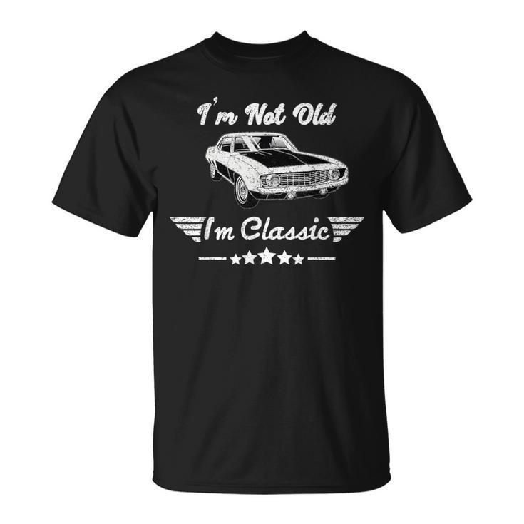 I'm Not Old I'm Classic Vintage Charm Vintage Cars T-Shirt