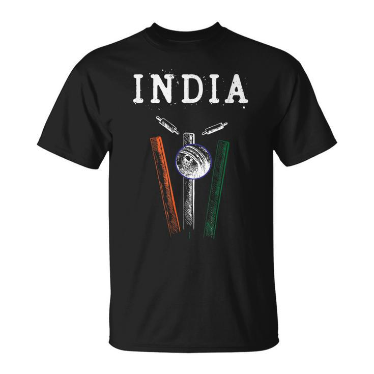 Indian Cricket Player Team Cricket Fans India Cricket T-Shirt