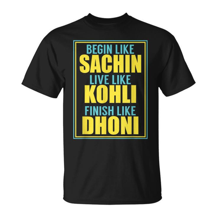 Indian Cricket Team Supporter Jersey T-Shirt
