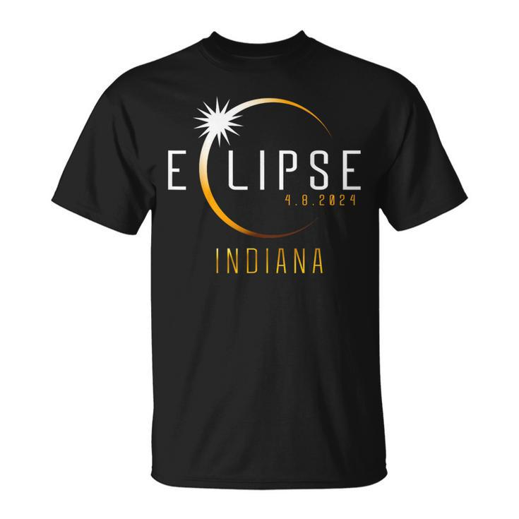 Indiana Total Solar Eclipse 2024 Totality April 8 Women T-Shirt