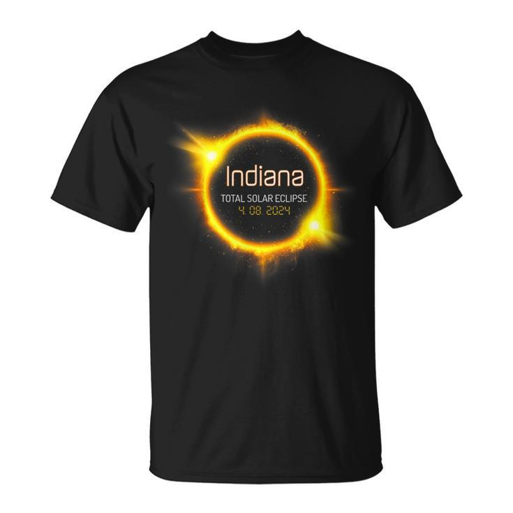 Indiana Total Solar Eclipse America April 040824 Usa T-Shirt