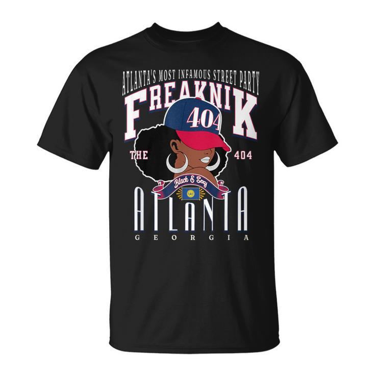 The Infamous Freaknik 404 Area Code Atlanta Ga Urban Music T-Shirt
