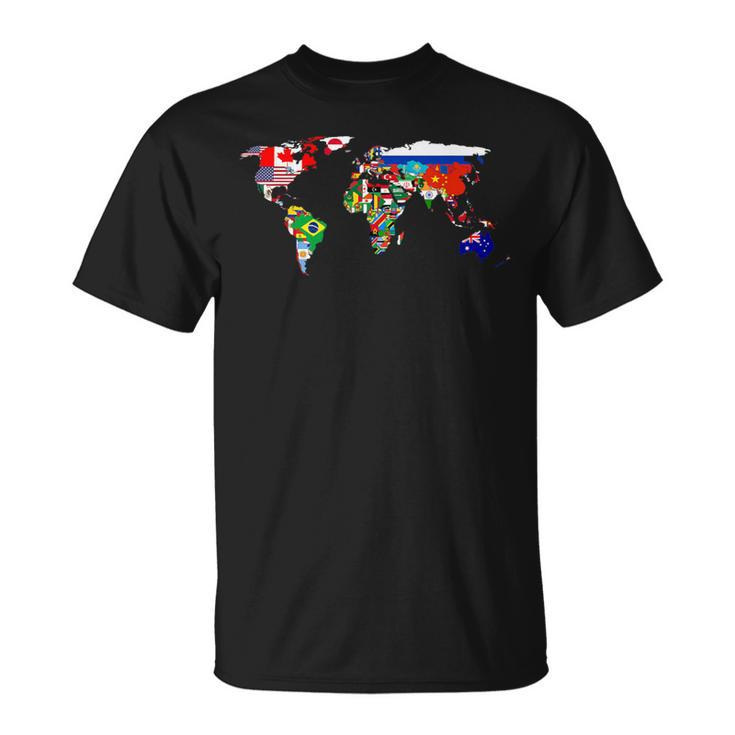 International World Flags Flag Of The Countries Of The World T-Shirt