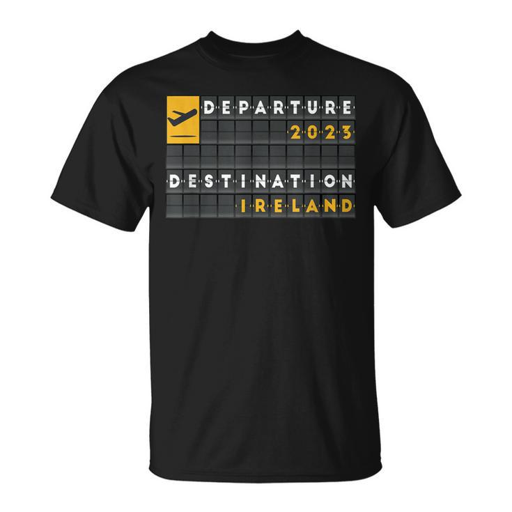 Ireland Vacation 2023 Plane Travel Destination Ireland T-Shirt