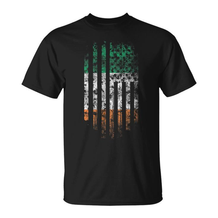 Irish American Flag Ireland Saint Patrick's Day T-Shirt