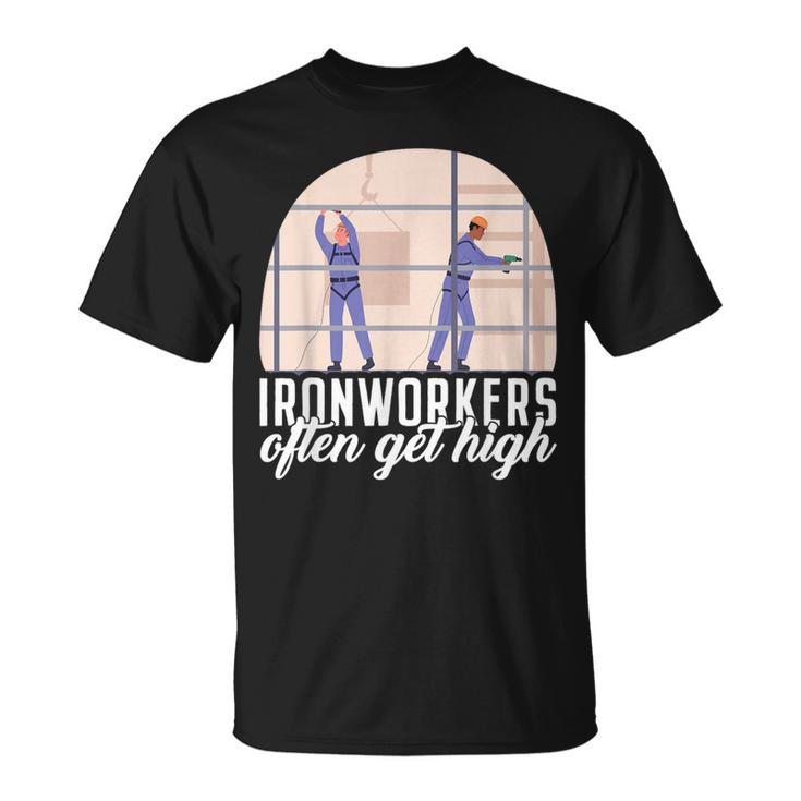 Ironworkers American Worker Patriotic Laborer Local Union T-Shirt