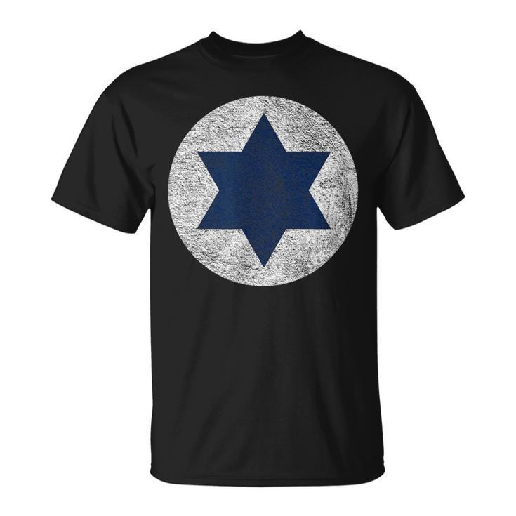 Israeli Air Force Israel Defense Roundel Flag Star Of David T-Shirt