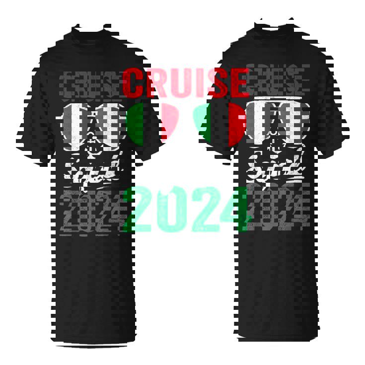 Italy Cruise Squad 2024 Summer Vacation Matching Family T-Shirt
