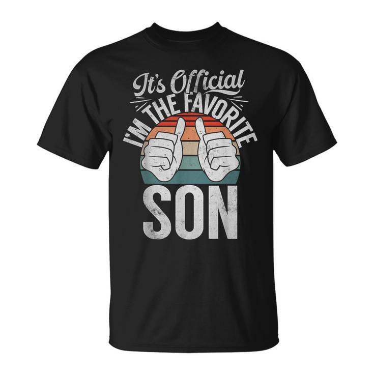 Its Official Im The Favorite Son T-Shirt