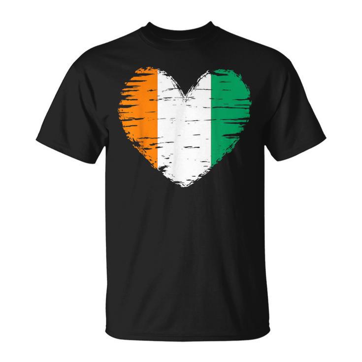 Ivory Coast Outfit Ivory Coast Heart Flag Ivory Coast T-Shirt