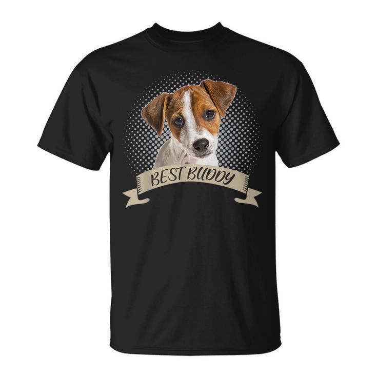 Jack Russel Terrier Best Friend Dog Portrait T-Shirt