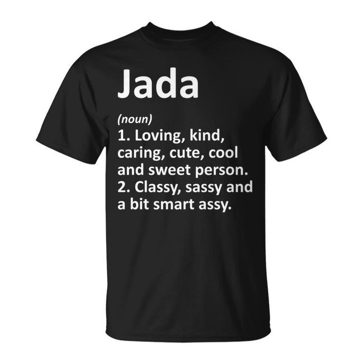 Jada Definition Personalized Name Birthday Idea T-Shirt