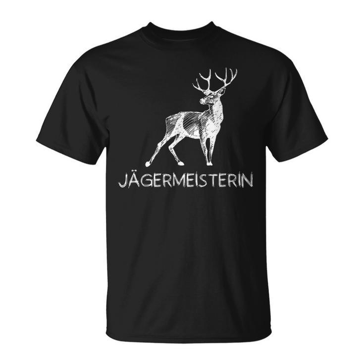 Jägermeisterin Hunter Hunter Deer Hunter Hunting S T-Shirt