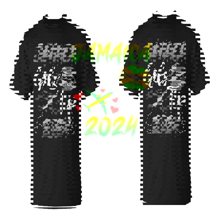 Jamaica Girls Trip 2024 Vacation Jamaica Travel Girls T-Shirt
