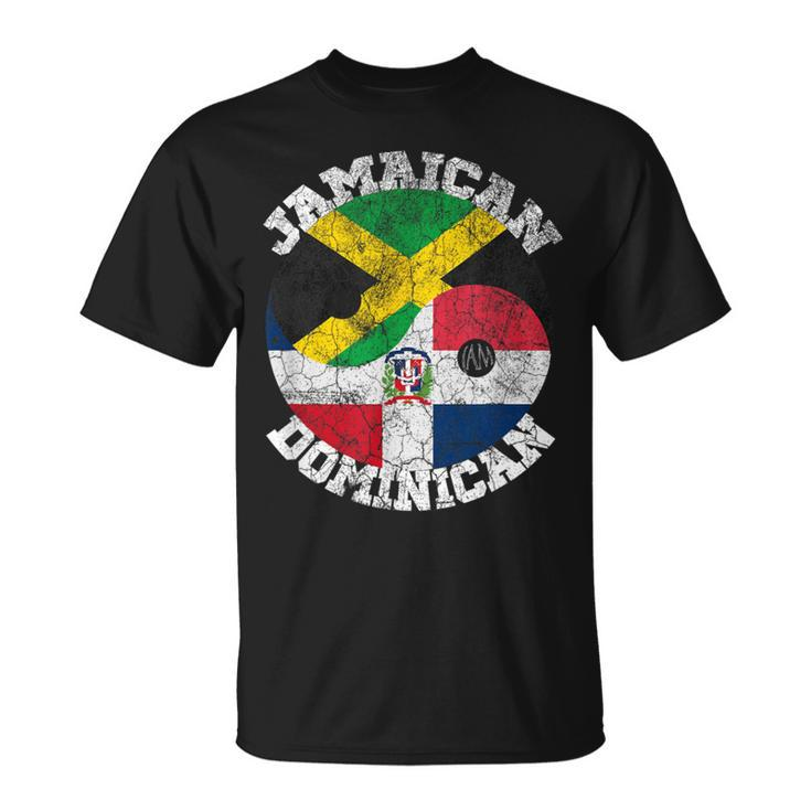 Jamaican Dominican Flag Dominican And Jamaica Flag T-Shirt