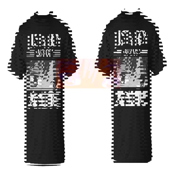 Japanese Anime Boys Just A Boy Who Loves Anime T-Shirt