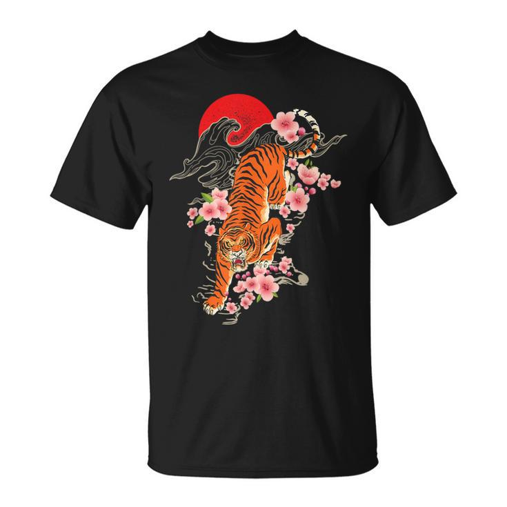 Japanese Tiger Zoologist Wild Animal Zoo Lover Safari T-Shirt