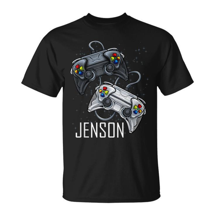 Jenson Video Game Online Gaming Gamer Player Boys Name T-Shirt