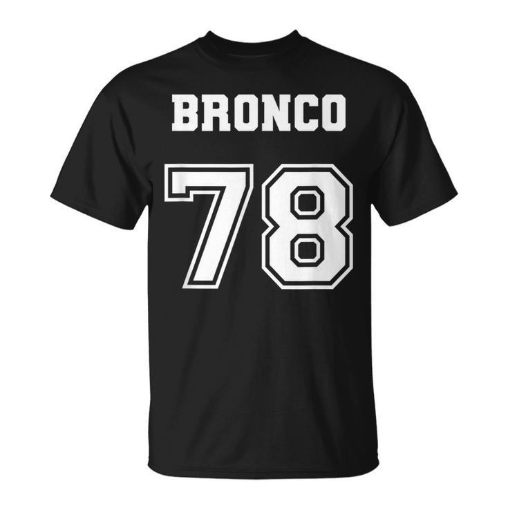Jersey Style Bronco 78 1978 Old School Suv 4X4 Offroad Truck T-Shirt