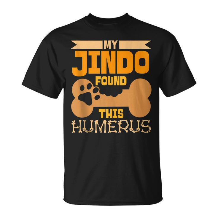 My Jindo Found This Humerus Classic Bone Lover Dog Breed T-Shirt