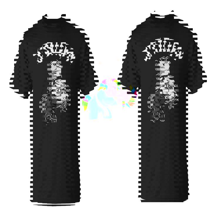 Jitsu Unicorn Jiu-Jitsu Brasileño Y Regalo Bjj Camiseta unisex