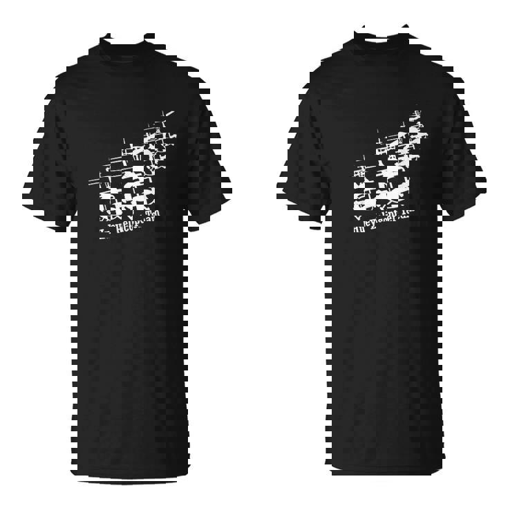 Jnm Vinyl Studio Huey Helicopter Team T-Shirt