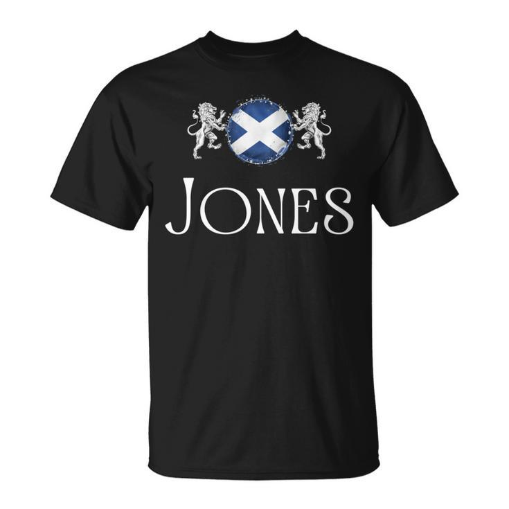 Jones Clan Scottish Family Name Scotland Heraldry T-Shirt