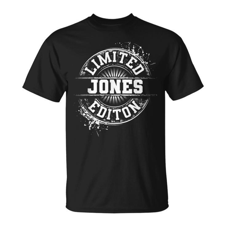 Jones Surname Family Tree Birthday Reunion Idea T-Shirt