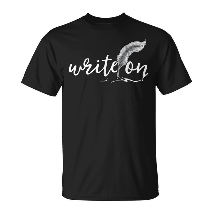 Journalism Write On Journalist Author Writer T-Shirt