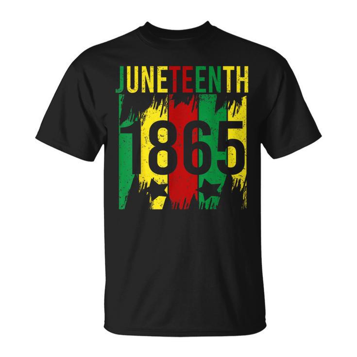 Junenth 2024 Celebrate Black Freedom 1865 Women T-Shirt