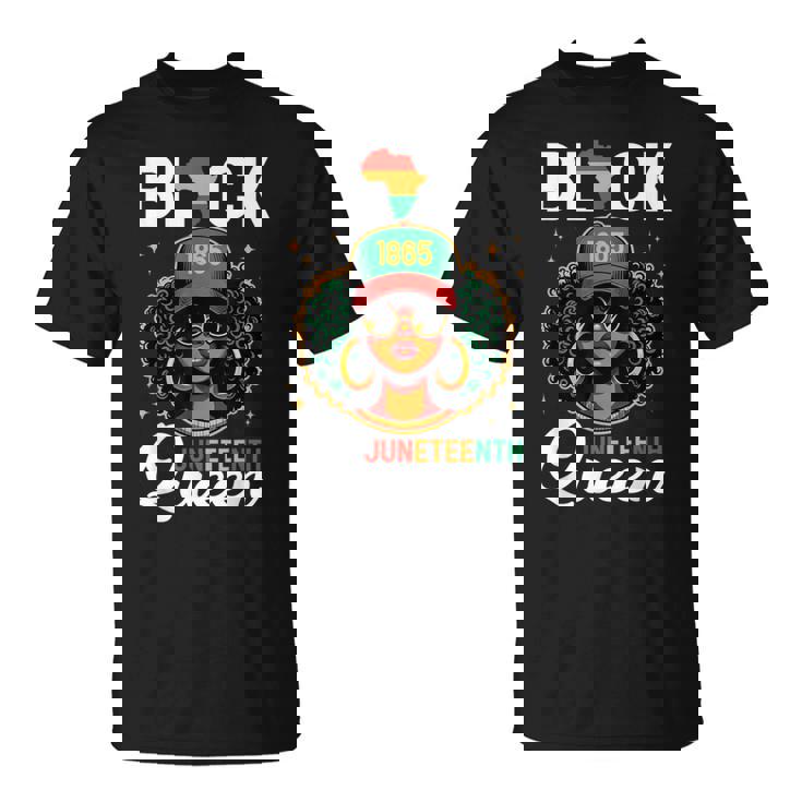 Junenth Black Queen African American Freedom T-Shirt