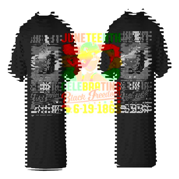 Junenth Celebrating Black Freedom African American Women T-Shirt
